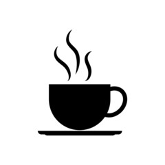 coffee cup icon isolated white background