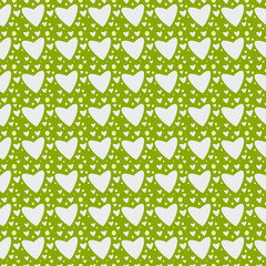 white Heart Love Vector Illustration, Heart wallpaper love romance, and wedding symbols. Valentine's Day. Gift wrap, print, cloth, cute background for a card.