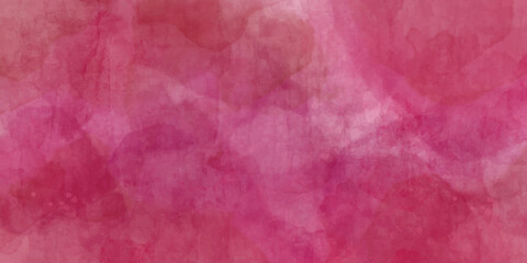 Watercolor wet background. Abstract light pink ink paint texture. Hand drawn abstract watercolor vector background with wet color splashing on paper canvas.