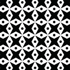 Seamless black and white geometric pattern. Vector geometric diagonal