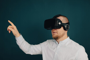 Obraz premium Metaverse Technology concept. Virtual augmented reality on social network.