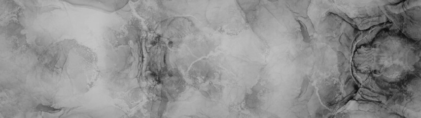 Naklejka premium Digital Alcohol Ink Mix Digital Fame Black with Dark Slate Gray Colors Abstract Background Digital Concept For Wall