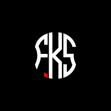 FKS letter logo creative design. FKS unique design