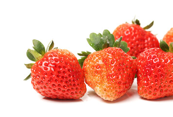 strawberry isolated over white background
