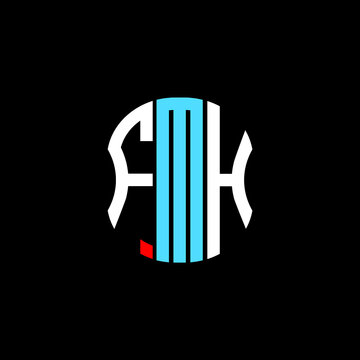 FMH letter logo creative design. FMH unique design