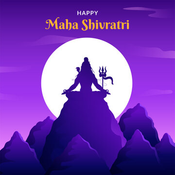 Happy maha shivratri lord shankar trishul damru sheh naag