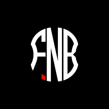 FNB letter logo creative design. FNB unique design