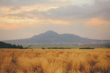 sunrise over the mountains