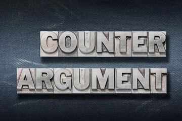 Fototapeta premium counter argument den