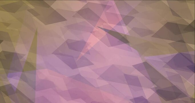 4K looping dark purple, pink polygonal abstract animation. Holographic abstract video with gradient. Slideshow for web sites. 4096 x 2160, 30 fps. Codec Photo JPEG.