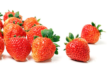 strawberry isolated over white background