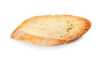 Fresh crouton isolated on white background