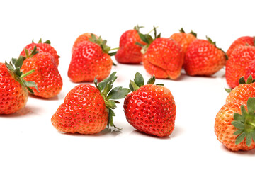 strawberry isolated over white background
