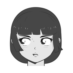 face manga female