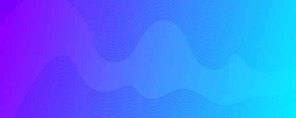 Modern colorful gradient background with wave lines