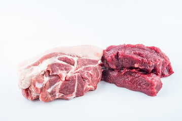 fresh beef and pork