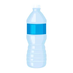 Fotobehang water plastic bottle Cartoon vector illustration isolated object © BabyQ