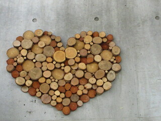 ハートのアート