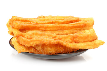 Chinese Fritters on white background