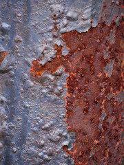 Fototapeta premium rusty iron, rusty iron plate, rusty iron pole, rusty iron macro