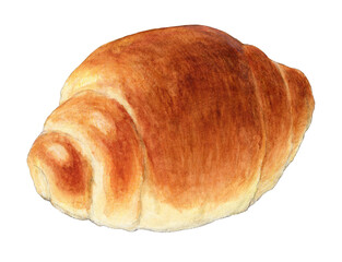 バターロール　パンイラスト　手描き