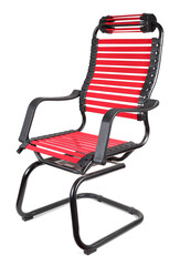 red Computer chair  on white background