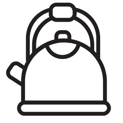 Tea Kettle Isolated Vector Illustration which can be easily Download