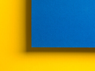 blue and yellow paper