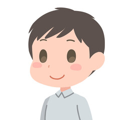 笑顔の男性