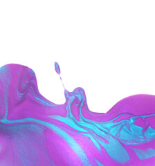 Blue and Purple Abstract Background on White