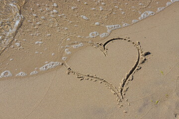 Heart of sand Love you as the grain of sand