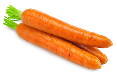 carrot isolated on white background. clipping path