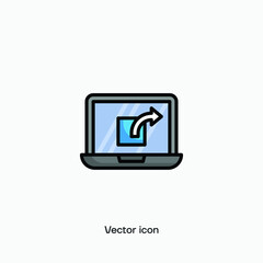 Share vector icon. Premium quality.