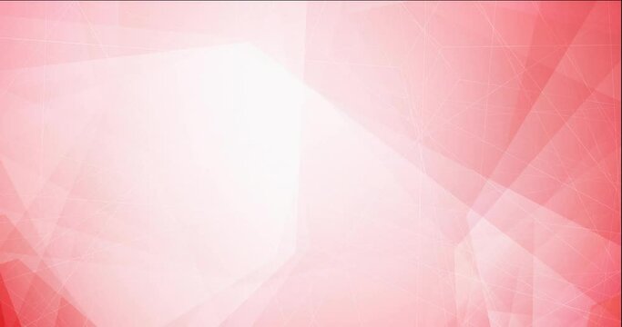 4K looping light red polygonal abstract footage. Holographic abstract video with gradient. Clip for your commercials. 4096 x 2160, 30 fps. Codec Photo JPEG.