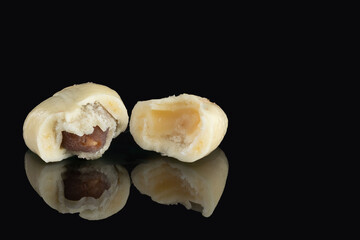 Salak Fruchtfleisch mit Kern