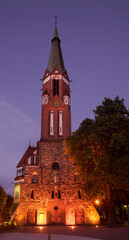 Garrison church of St. George in Sopot. Poland - obrazy, fototapety, plakaty