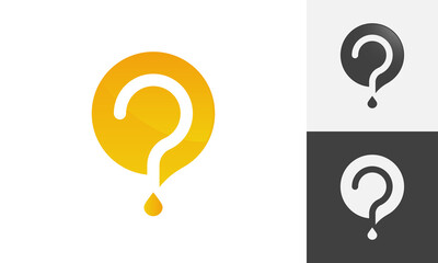 yellow question round shape vector, stock images