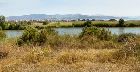 River Guadalhorce in Malaga Spain