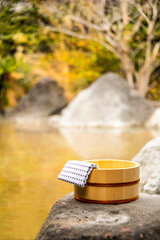 旅館の露天風呂