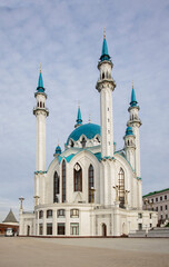 Fototapeta na wymiar Kul Sharif Mosque in Kazan Kremlin. Kazan. Tatarstan. Russia