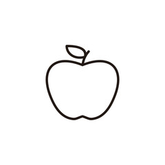 Apple icon. Apple sign and symbols for web design.