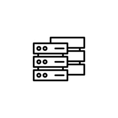 Database icon. database sign and symbol