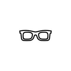 Fototapeta premium Glasses icon. Glasses sign and symbol