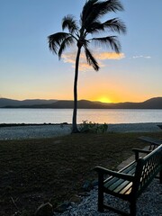 Fototapeta premium sunset on the beach