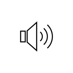 Speaker icon. volume sign and symbol. loudspeaker icon. sound symbol