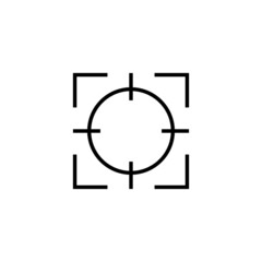 Target icon. goal icon vector. target marketing sign and symbol