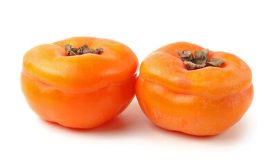 persimmon isolated on white background