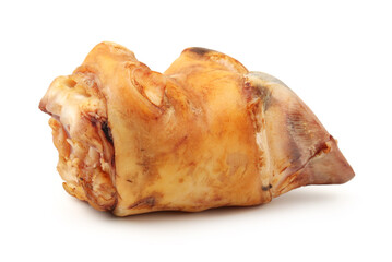 cow hooves on white background