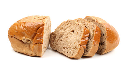 bread isolated on white