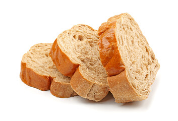 bread isolated on white